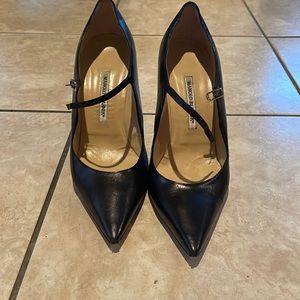 Leather Manolo Blahnik